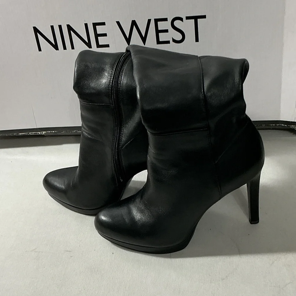 Nine West Black Over-the-Knee Stiletto Boots